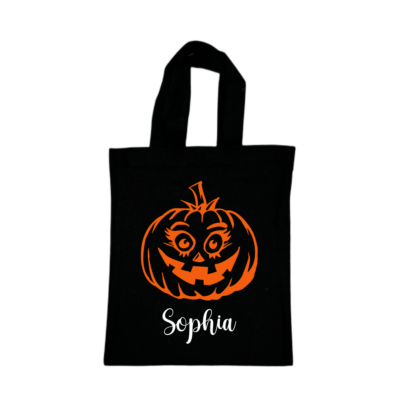 Mini Tote Bag BIG PUMPKIN - schwarz