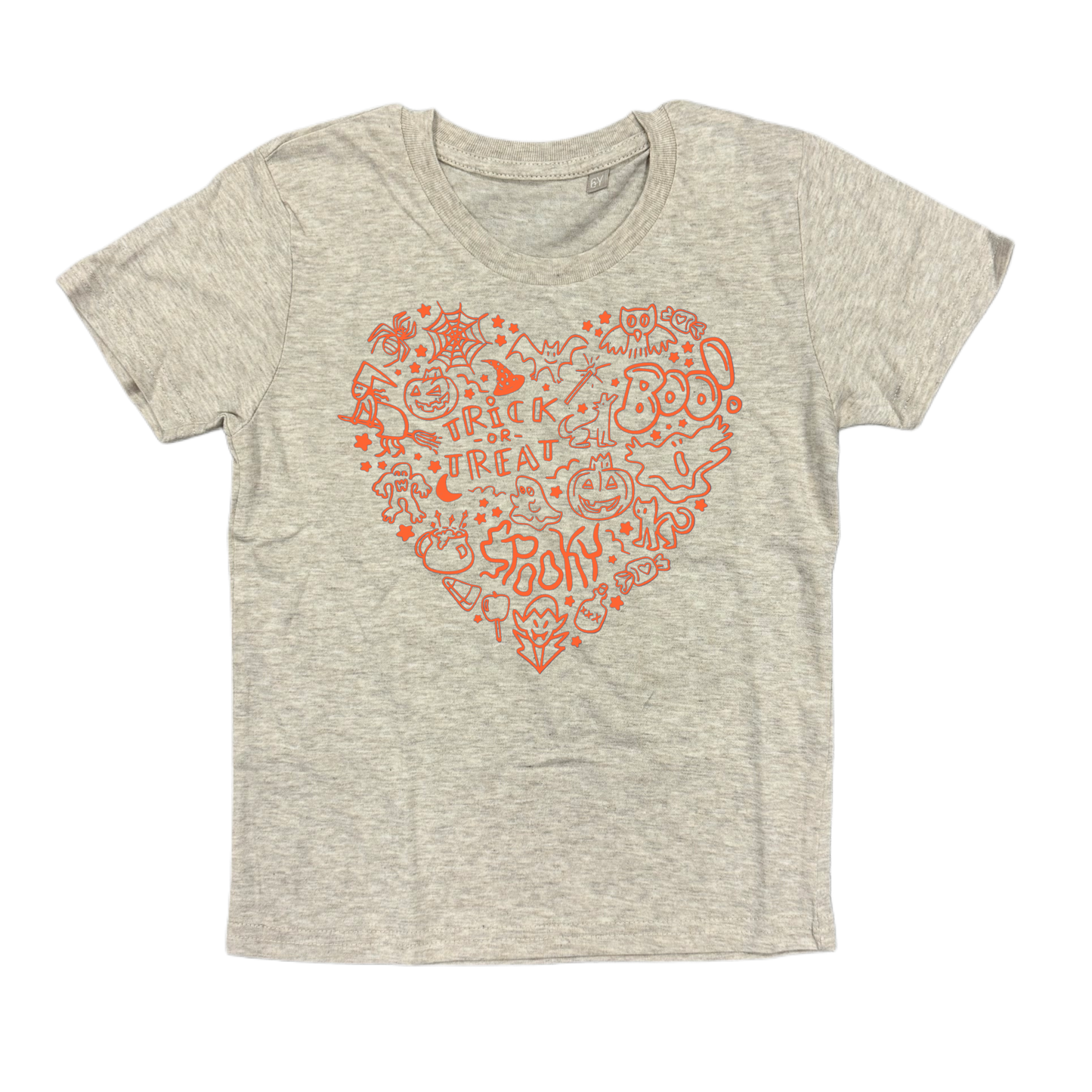 Shirt SPOOKY HEART - creme