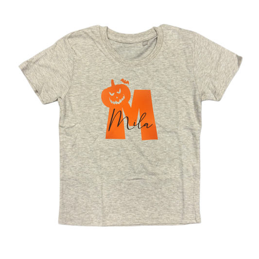 Shirt PUMPKIN LETTER - creme