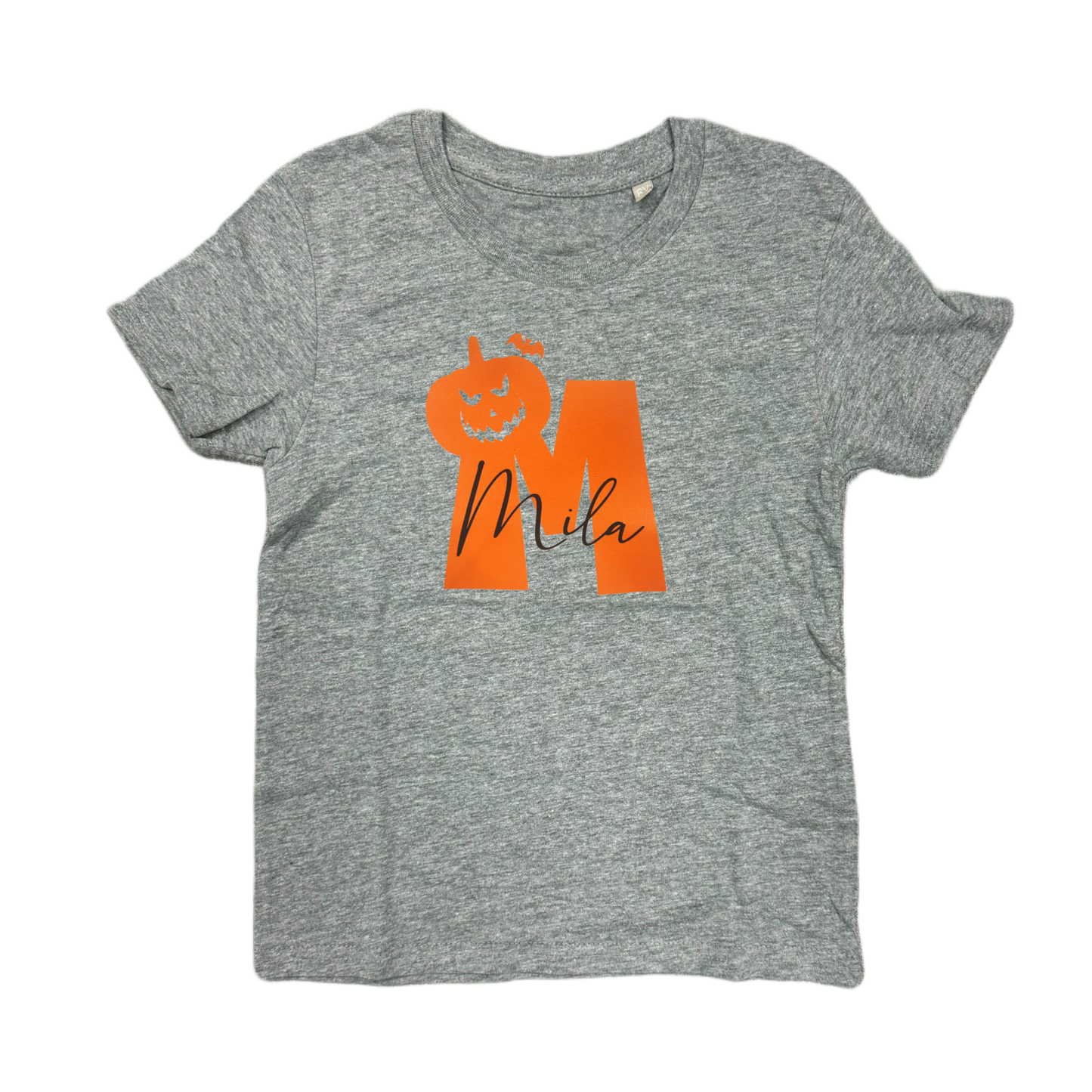 Shirt PUMPKIN LETTER - grau