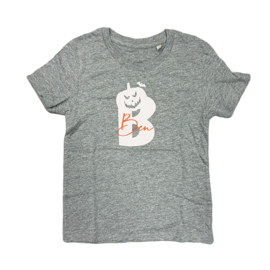 Shirt PUMPKIN LETTER - grau