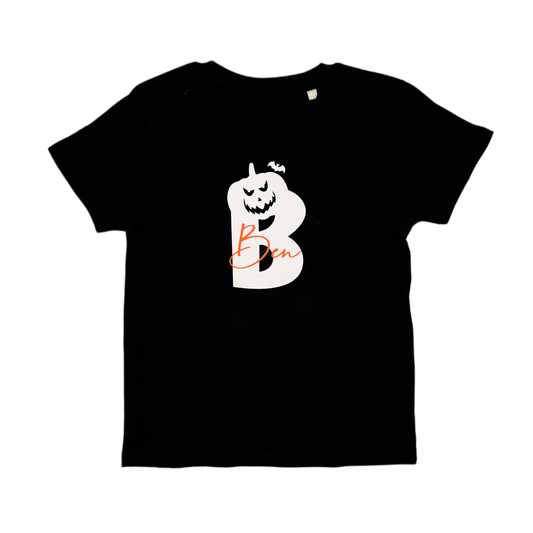 Shirt PUMPKIN LETTER - schwarz