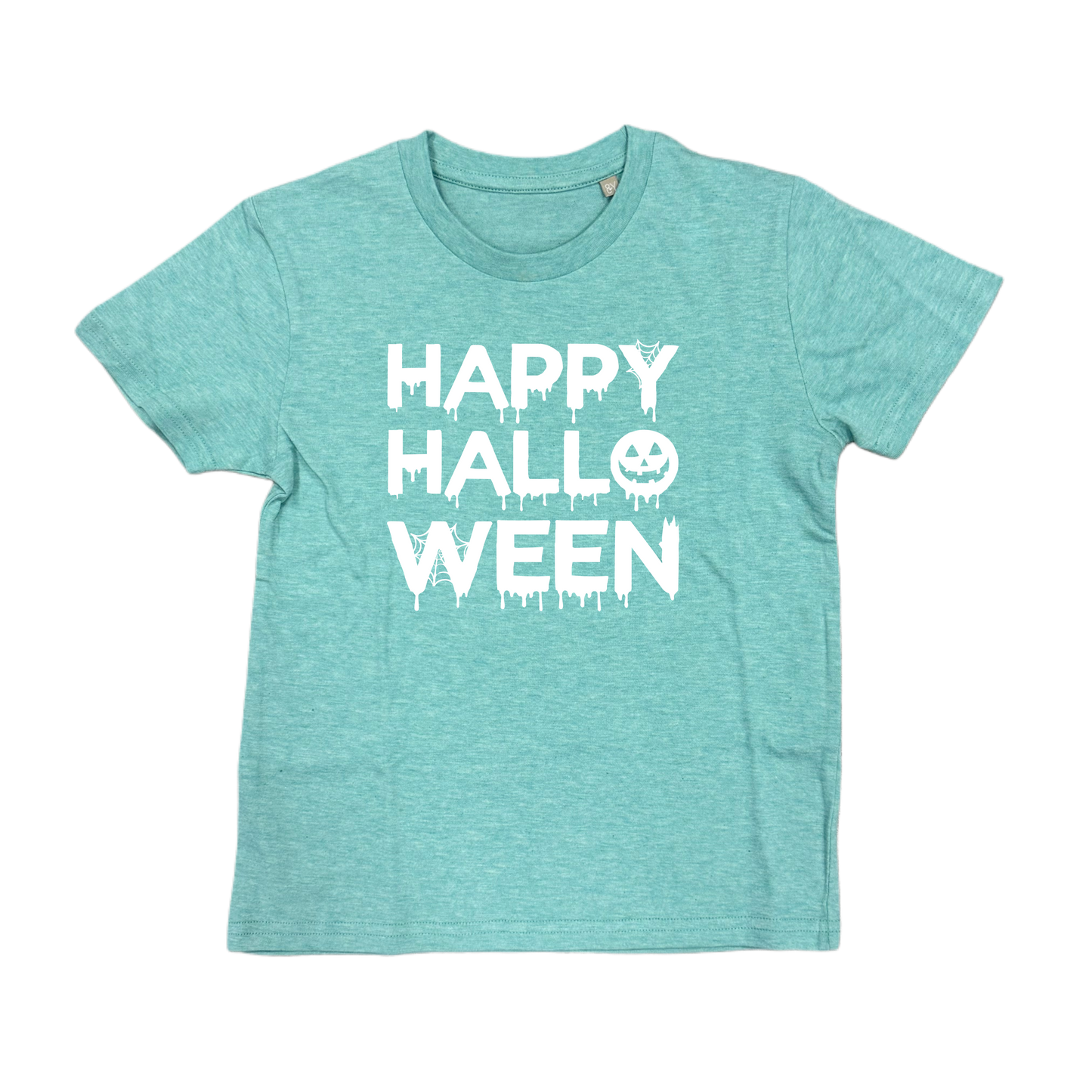 Shirt HAPPY HALLOWEEN - türkis