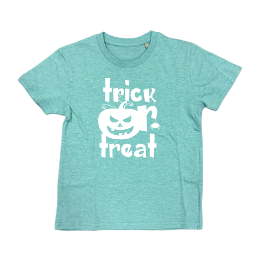 Shirt TRICK OR TREAT - türkis