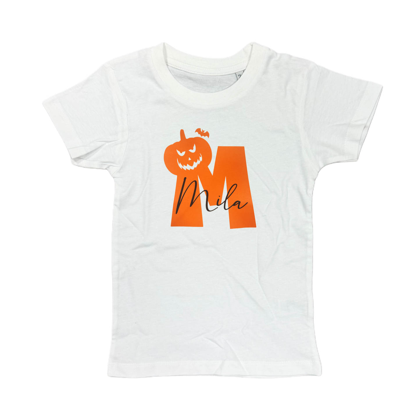 Shirt PUMPKIN LETTER - weiß