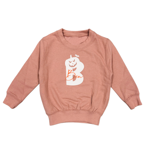 Sweater PUMPKIN LETTER - altrosa