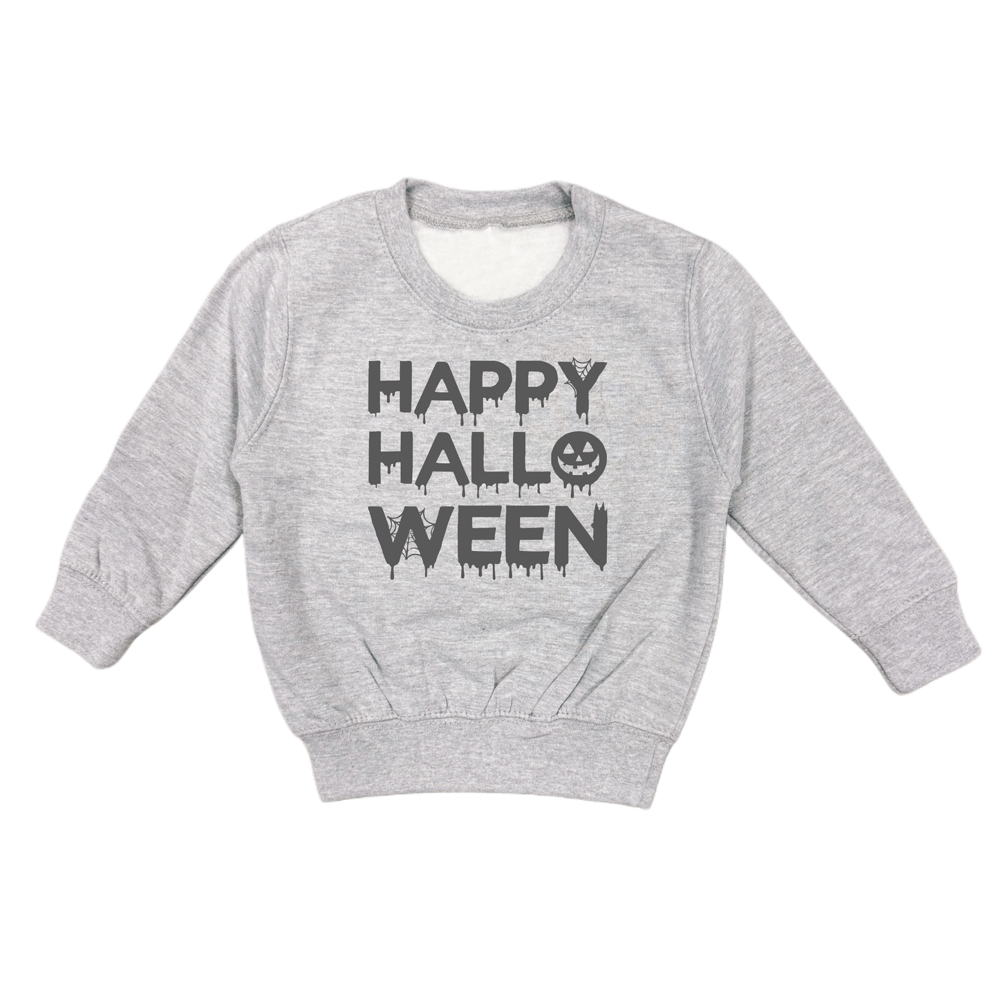 Sweater HAPPY HALLOWEEN - hellgrau