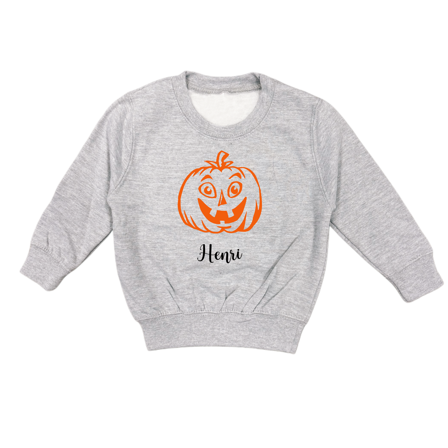 Sweater BIG PUMPKIN - hellgrau