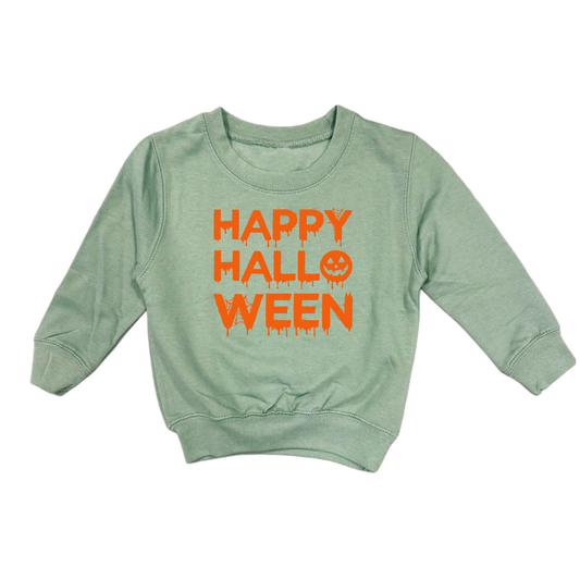 Sweater HAPPY HALLOWEEN - mintgrün