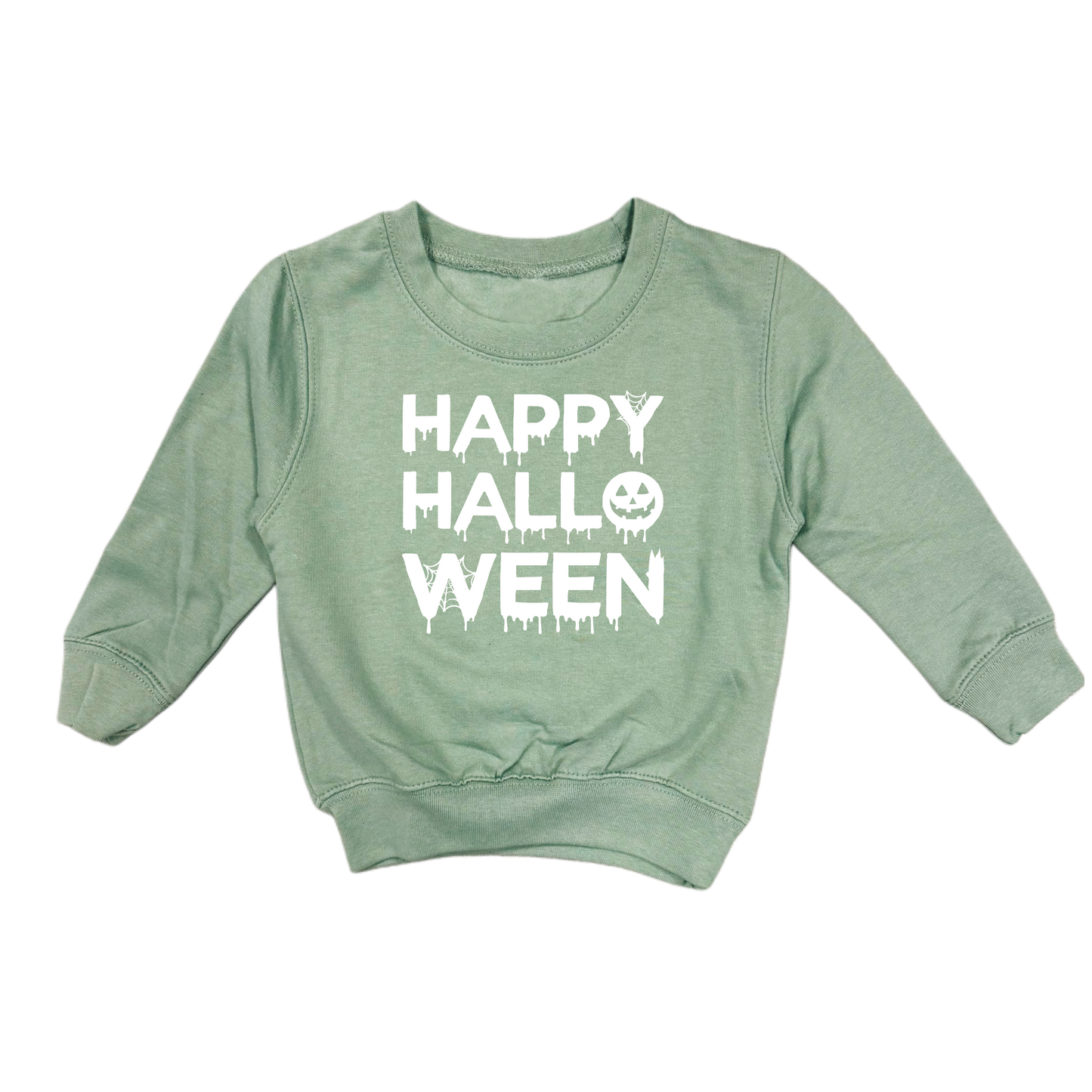 Sweater HAPPY HALLOWEEN - mintgrün