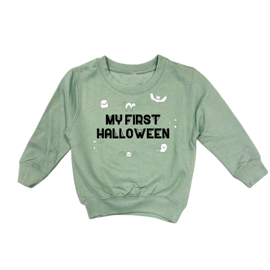 Sweater MY FIRST HALLOWEEN - mintgrün