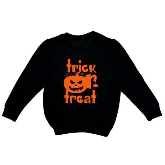 Sweater TRICK OR TREAT - schwarz