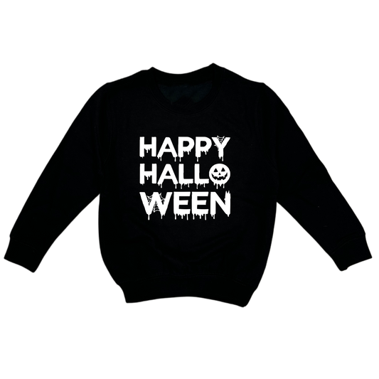 Sweater HAPPY HALLOWEEN - schwarz