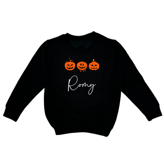 Sweater MINI PUMPKINS - schwarz