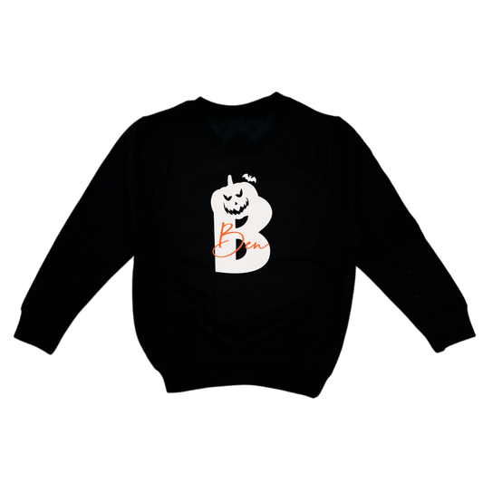 Sweater PUMPKIN LETTER - schwarz