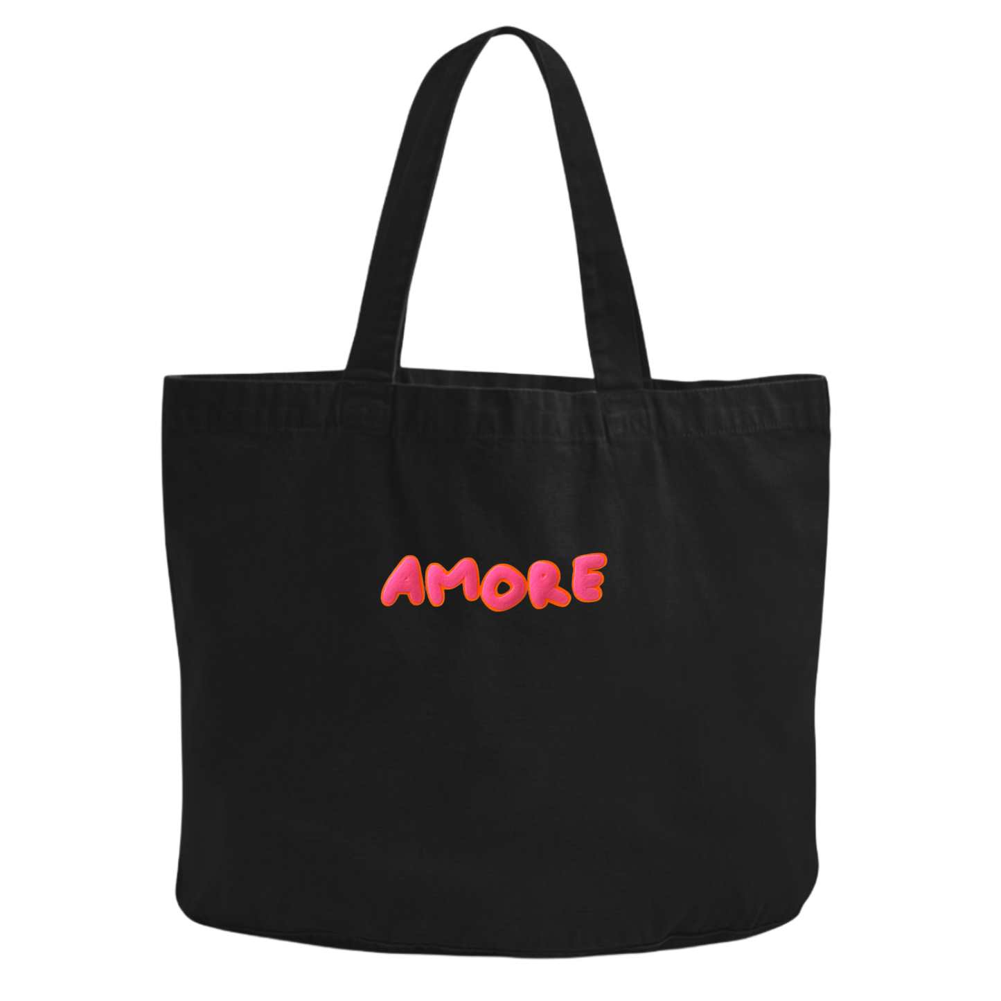 Tote Bag MORE AMORE - vintage black