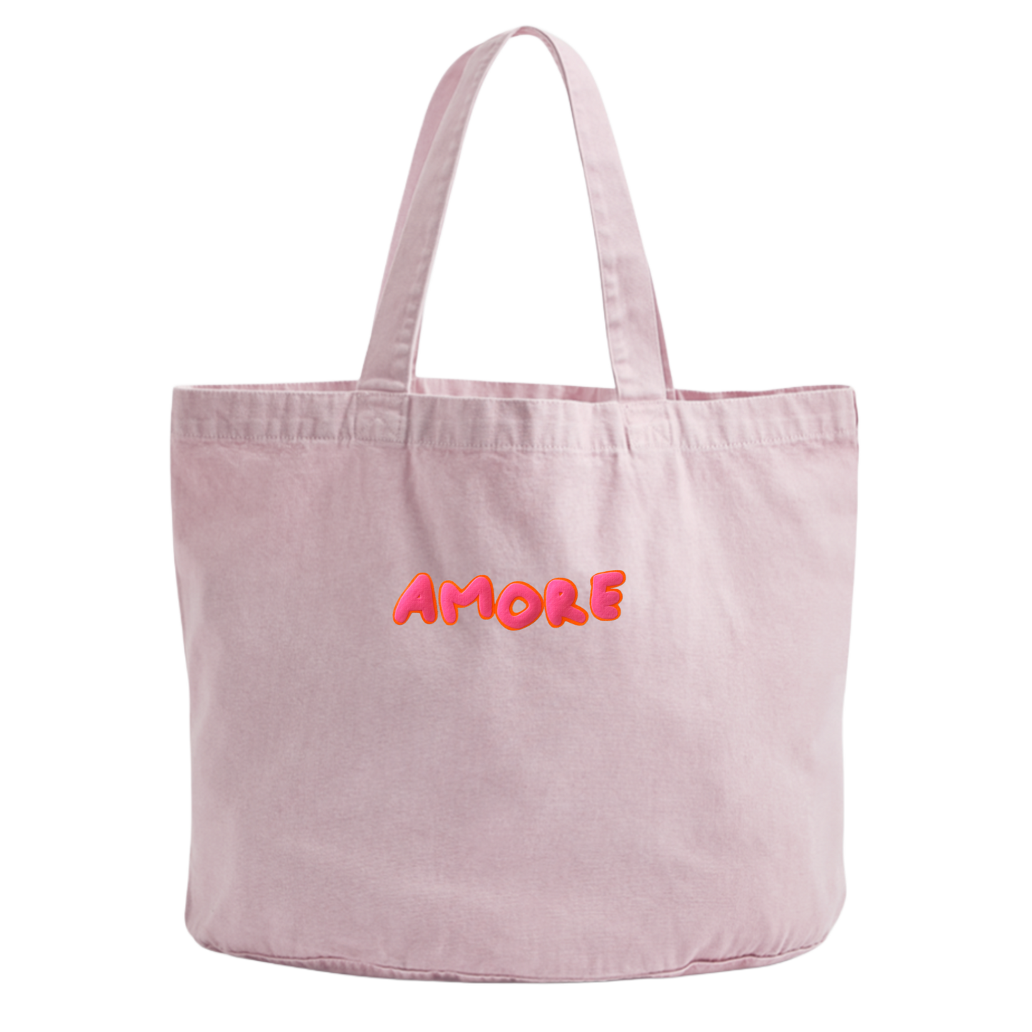 Tote Bag MORE AMORE - vintage pink