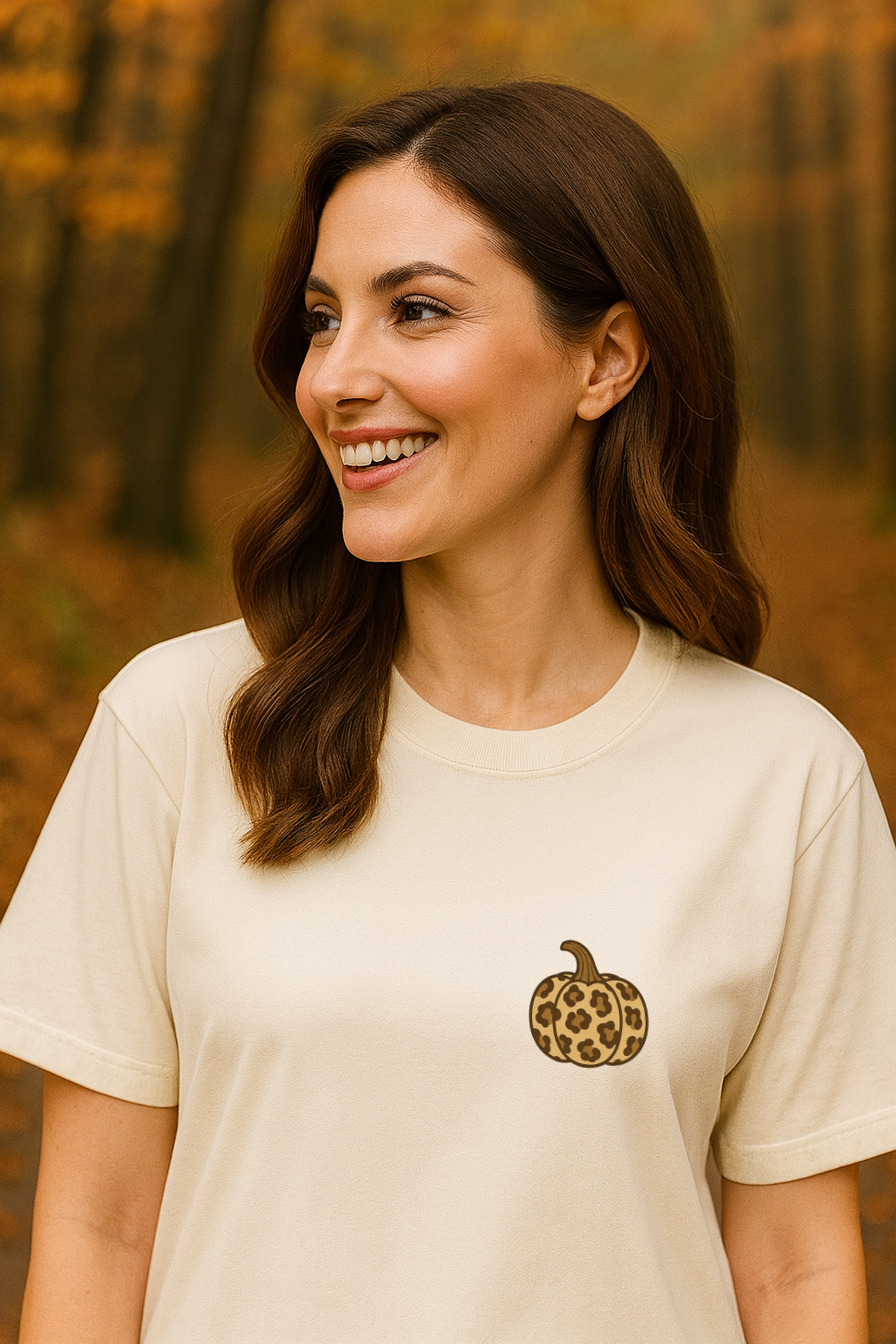 Shirt LEO PUMPKIN - offwhite